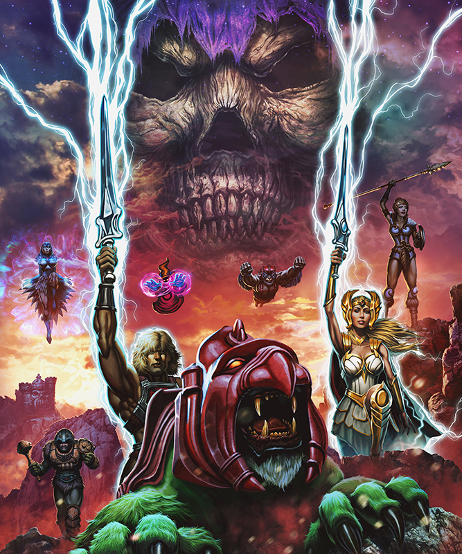 MOTUNIVERSE Heroes of Eternia Exclusive Print by Tony Washington